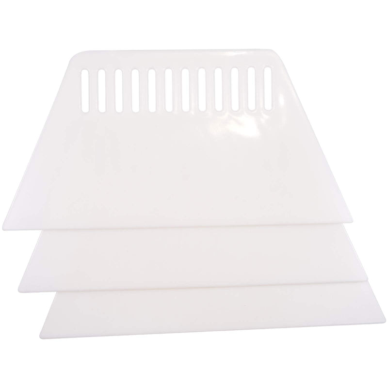 10 Inch Screen Printing Squeegee Bigger and Thicker Wallcovering Smoothing Scraper for Silk Screen Printing, Inkjet Transparency Film, Wallpaper, Paint, Spreading, Pack of 3