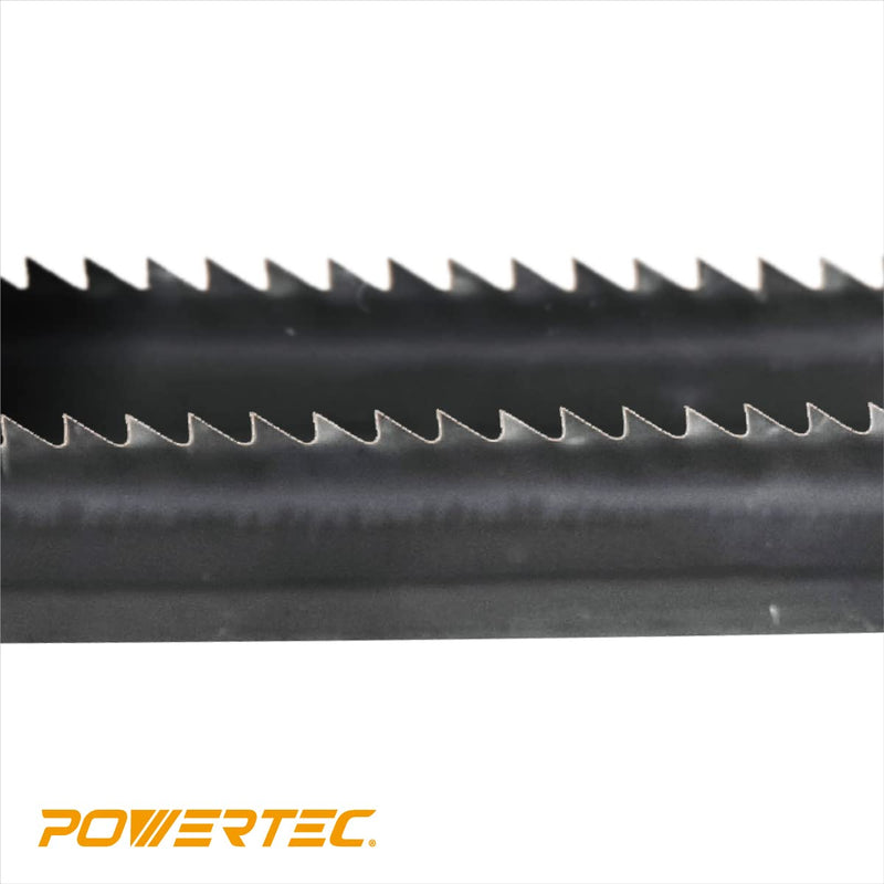 POWERTEC 70-1/2 Inch Bandsaw Blades, 1/8" x 14 TPI Band Saw Blades for Sears Craftsman 21400 and Rikon 10-305, 10-3061 10" Band Saw for Woodworking, 2 Pack (13183-P2) 70.5 inch x 1/8" x 14 TPI (2PCs)