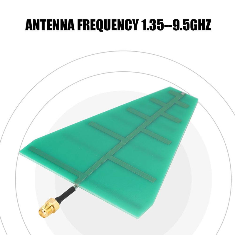 15W 5-6dB 1.35-9.5GHz UWB Ultra Wide Band Antenna, Linear Directional Polarization, RF Directional Antenna, Logarithmic Period Antenna