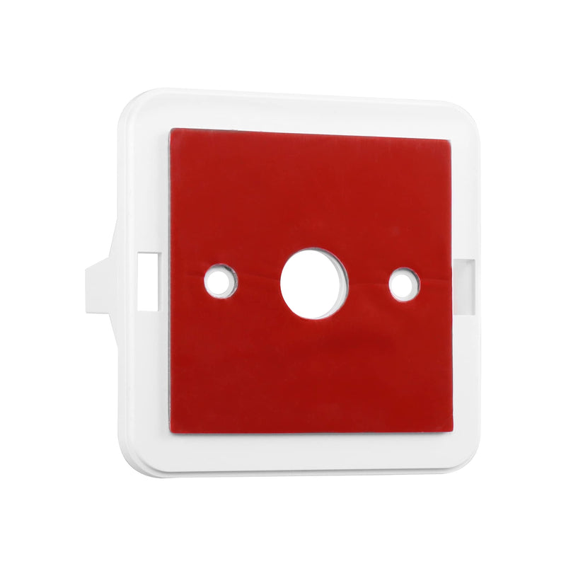 Holicfun No-Drill Adhesive Mount for Lutron Caseta Smart Hub (L-BDG2-WH) and Smart Bridge Pro (L-BDGPRO2-WH) White