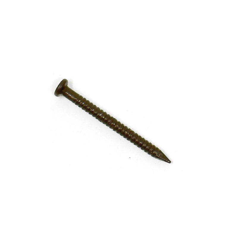 Everbilt Brown Paneling Nail for Mounting Panel Board to Wood Studs, Ring Shank, 1 inch, Pack of 40 Nails