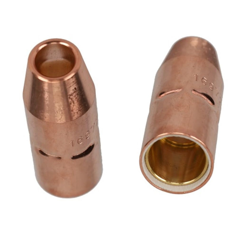 169-724 Mig Welding Nozzles 1/2" Recessed for Miller Millermatic M25 M40 and Hobart MIG Weld Gun 169724 (5 Pack) 169-724