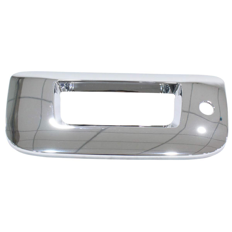 NewYall Pack of 4 Chrome Exterior Outside Outer Door Handle and 2 Upper Half Mirror and Trunk Liftgate Tailgate Handle Cover for Chevrolet Silverado 2007-2014