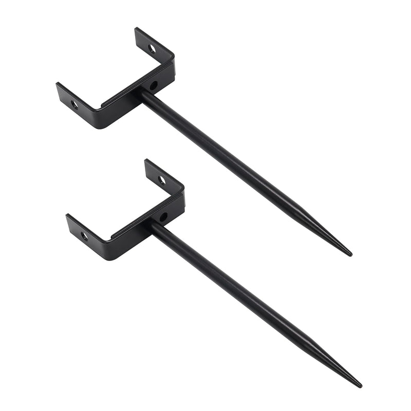 Rainwater Downspout Bracket - Rust-Resistant Iron,Downspout Anchor,Heavy Duty,Adjustable Size,Easy Installation for Downspout Holders,2 Pack