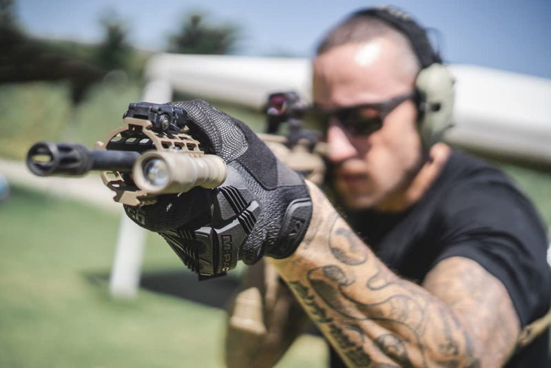 Mechanix Wear M-Pact 0.5mm Tactical Impact Resistant Gloves - High Performance Durable Ergonomic Work Gloves - TAA Compliant & Touchscreen Capable - Medium - Covert Black