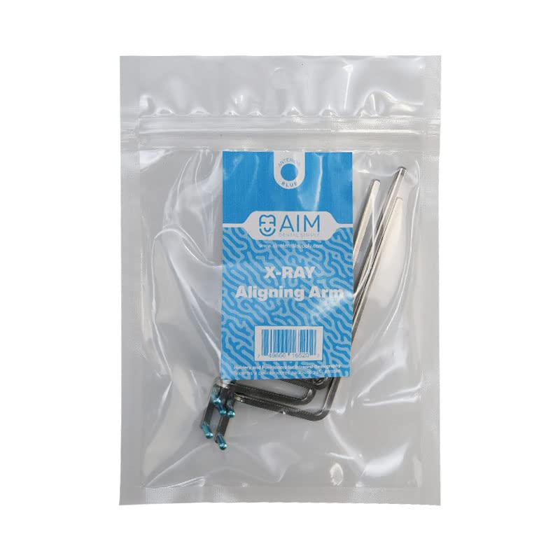 ADS - Dental X-Ray Positioning Indicator with Alignment Arm, Anterior, XCP Style, Rinn FPS 3000 Autoclavable, by Aim Dental Supply- Anterior (3, Blue, Aligning Arm) 3
