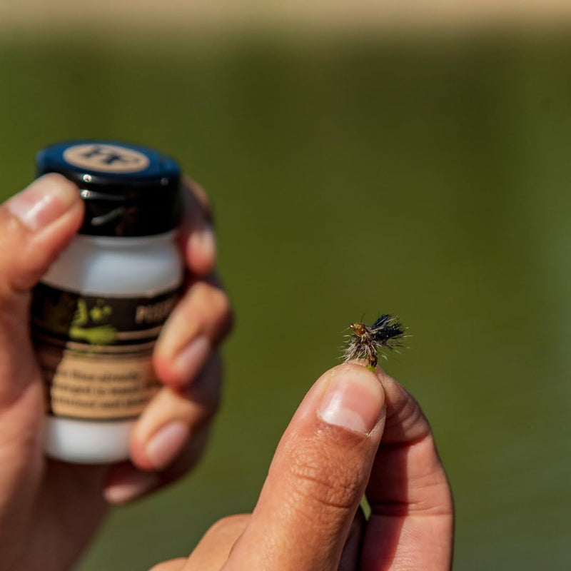 Postfly Fly Floatant Kit | Make Any Fly Float | Dry Shake and Gel | 2 Pack | Made in USA