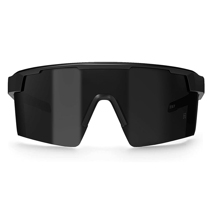 WISTON XL Z87 Sunglasses for Big Wide Heads Men Women,TR90 Ultralight UV400 Protection Sun Glasses Z8224 Black -Non Polarized