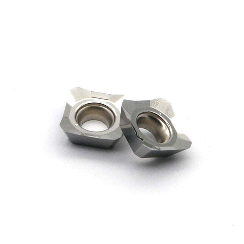 Carbide Inserts for Aluminum SEKT1204AFFN-LH2 for Milling Cutting Tools Finishing Working milling Inserts 10 PCS