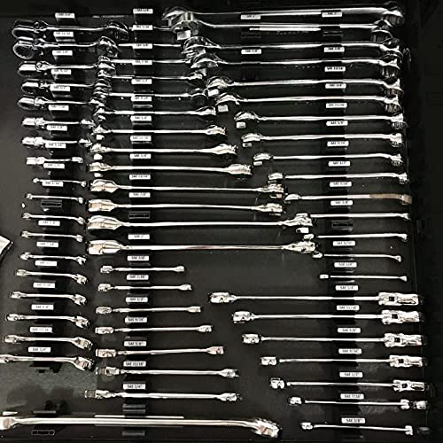 ToolBox Widget Wrench Organizer Pro Series Version 4.0 for Tool Drawer Storage | 12 Magnetic Wrench Holders | Modular Tool Organizer for Toolbox Organization | Replaces Wrench Rolls 1