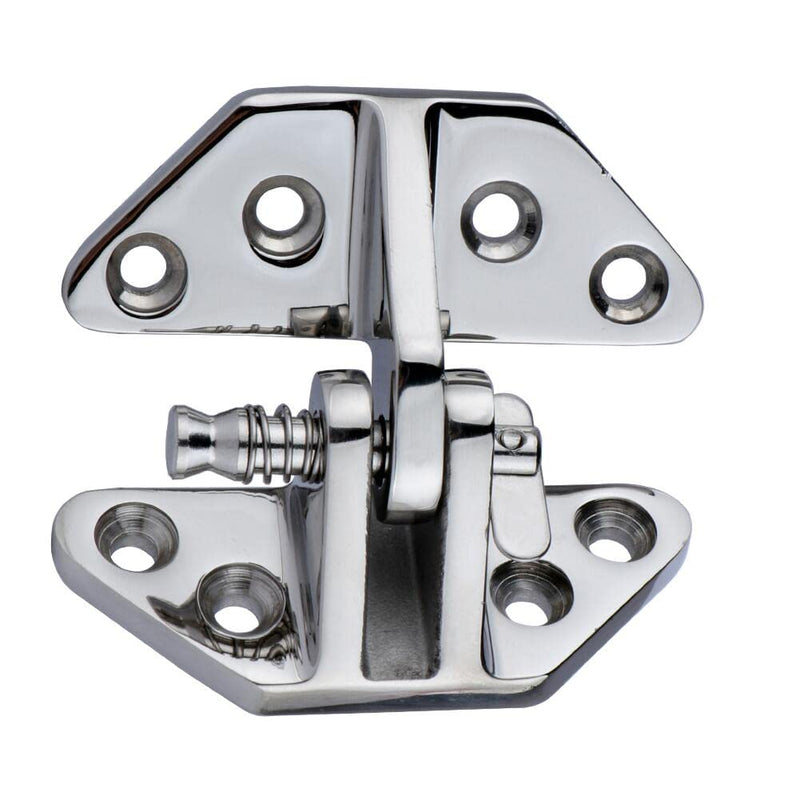 Marine Boat Hatch Hinge with 2" Removable Pin,316 Stainless Steel,Solid Cast Hatch Hinge (2Pack)