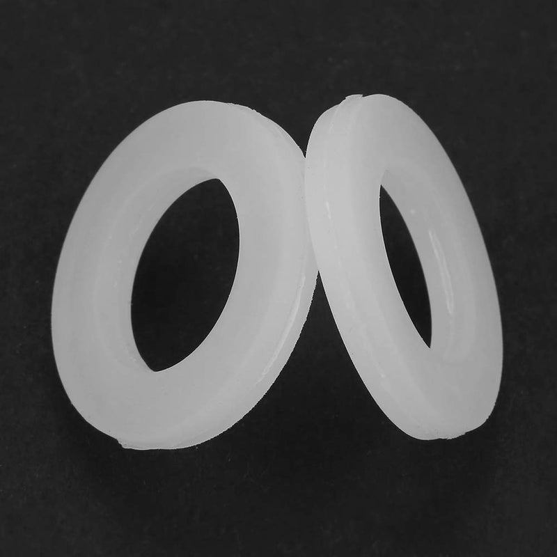 12PCS Silicone Gaskets Flat Washers Rubber O Ring Sealing Washers Assortment Kit for Sealing Faucet Pipe Water Tap Bellows Hoses (1/2") 1/2"