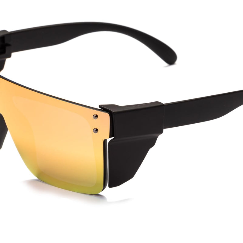 UV400 Polarized Safety Sunglasses – ANSI Z87.1 Certified, Anti-Glare, Shatterproof, UV Protection Sunset Mirror