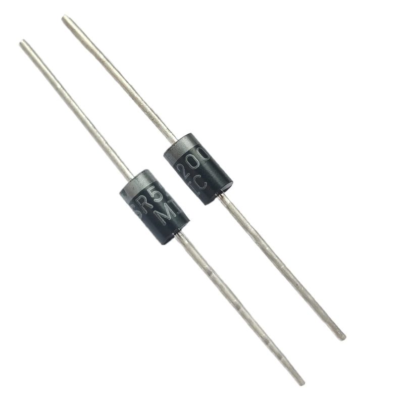 50pcs 5Types Schottky diodes,Package Including:SR3100 SR3200 SR560 SR5100 SR5200.