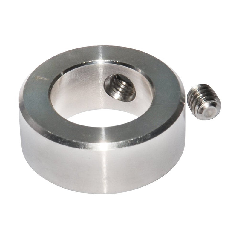 5/8 Inch Bore Shaft Collar Stainless Steel Silvery Out Diameter 1.125 inches for DIY 4Pcs 5/8" 304 Stainless Steel