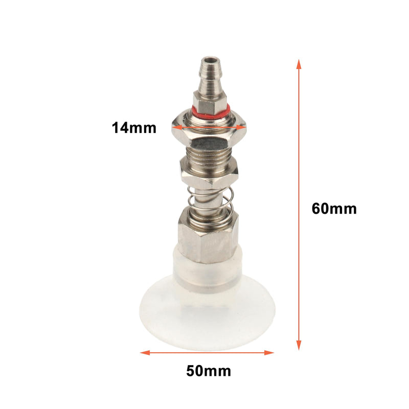 50MM Micro Vacuum Pump Suction Cup Automatic Suction Cup Industrial Manipulator Pneumatic Accessories 50mm