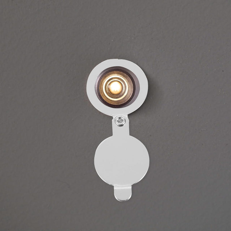 4 PCS Peephole Cover,Door Viewer Privacy Cover Door Viewer Lid Enhanced Privacy for Home Office Hotel Apartment Dormitory 5.5X2.2X0.5CM Silver