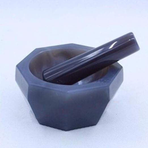 BMGAINT Manual Mortar and Pestle Set-Agate Mortar Set for Agate Mortar Lab Grinding with Pestle (50MM) - NewNest Australia