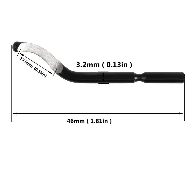 10pcs BS1010 Deburring Blades Burr Trimming Scrapers, Deburr Blades Set - NewNest Australia
