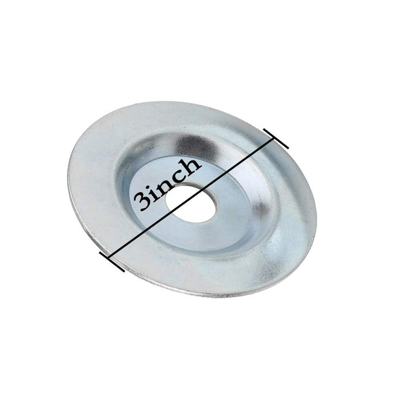 OD3-1/10'' x ID 5/8'' Bench Grinder Arbor Washer/Flange for Grinding/Wire Wheel,4PCS