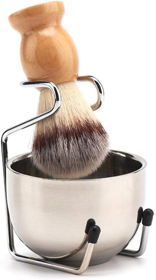 Blue Sky Sun Shaving Brush Holder, Brush Stand, Men's, Stainless Steel, Bowl, Father, Father's Day, Gift, Accessory, Silver - NewNest Australia