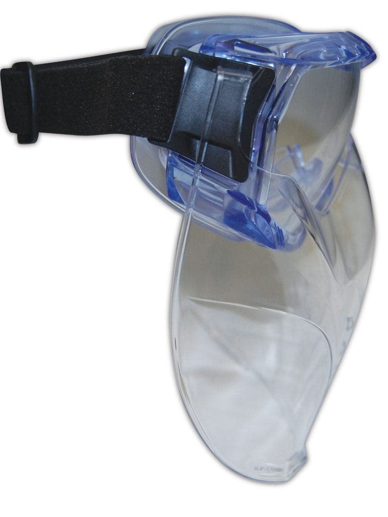 MAGID GFS360AFC Gemstone SAFETY Goggles with Detachable Face Mask, 12.7" Height, 18.3" Wide, 19.6" Length, Polycarbonate, Standard, Clear