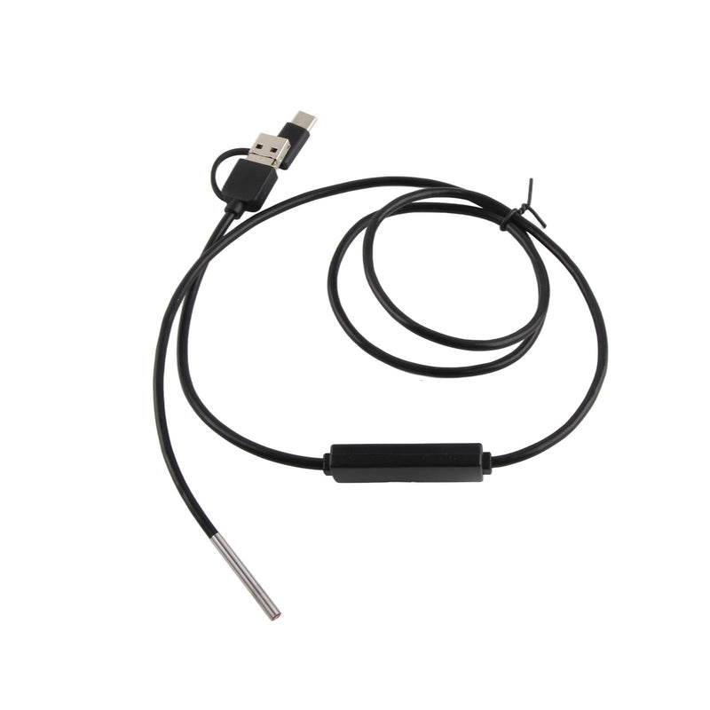 CleerView 3.9mm HD USB-C Endoscope for Android, 1280P Waterproof Borescope Camera with 6 LED Lights, 3.5M/11.5ft Flexible Cable for Pipe Inspection, Automotive, HVAC DIY 3.5 meters soft cord