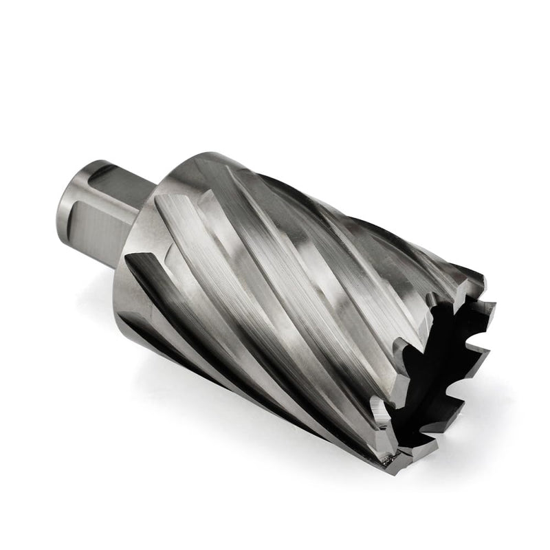 OSCARBIDE 1-5/8" x 2" HSS Annular Cutter 3/4" Weldon Shank Mag Drill Bit | 2 Flat | 1-5/8"Cutting Diameter | 2"Cutting Depth | Burr-Free Holes | Rapid Chip Removal | Precision Ground Edges