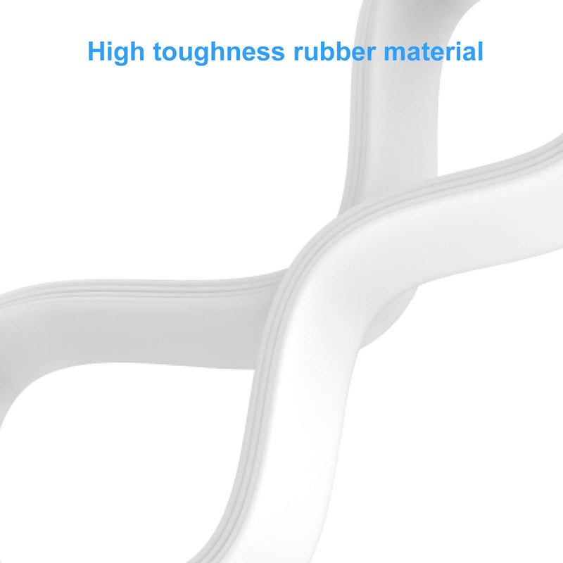3 Pack Rubber Gaskets Replacement Seal White Ring for Nutri Ninja Blender Replacement for Ninja Auto-iQ Pro Extractor CT680 BL456-30 BL480 BL681A BL682 (3.94 inch Gaskets) 3 PCS (3.94 Inch Gaskets)