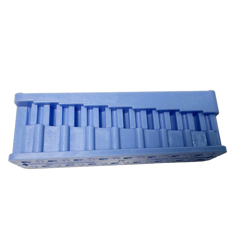 Dental Endo Measuring Block Box Autoclavable Endodontic Block Files Endo Ruler for Accurate Root Canal Measurement