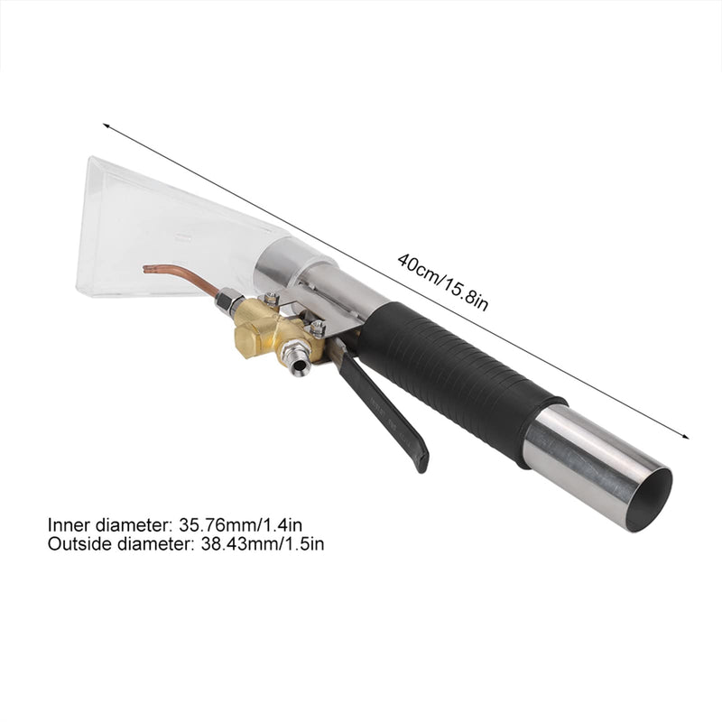 High Pressure Steam Cleaner Accessory Vacuum Nozzle, Carpet Cleanse Furniture Extractor, Auto Detail Wand Tool for Carpet Sofa Car Roof Interior Seat
