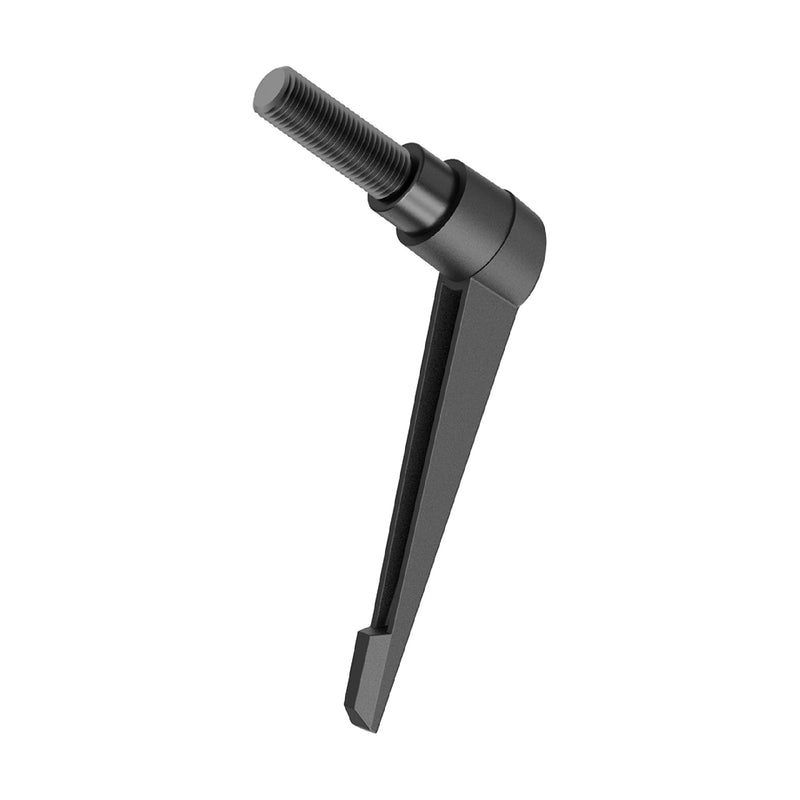 2PCS Clamping Lever Handles, M8 x 40mm Male Thread, Adjustable Quick Release Locking Rotating Screw Bolt Stud Knobs Apply for Lathe Machinery, Black