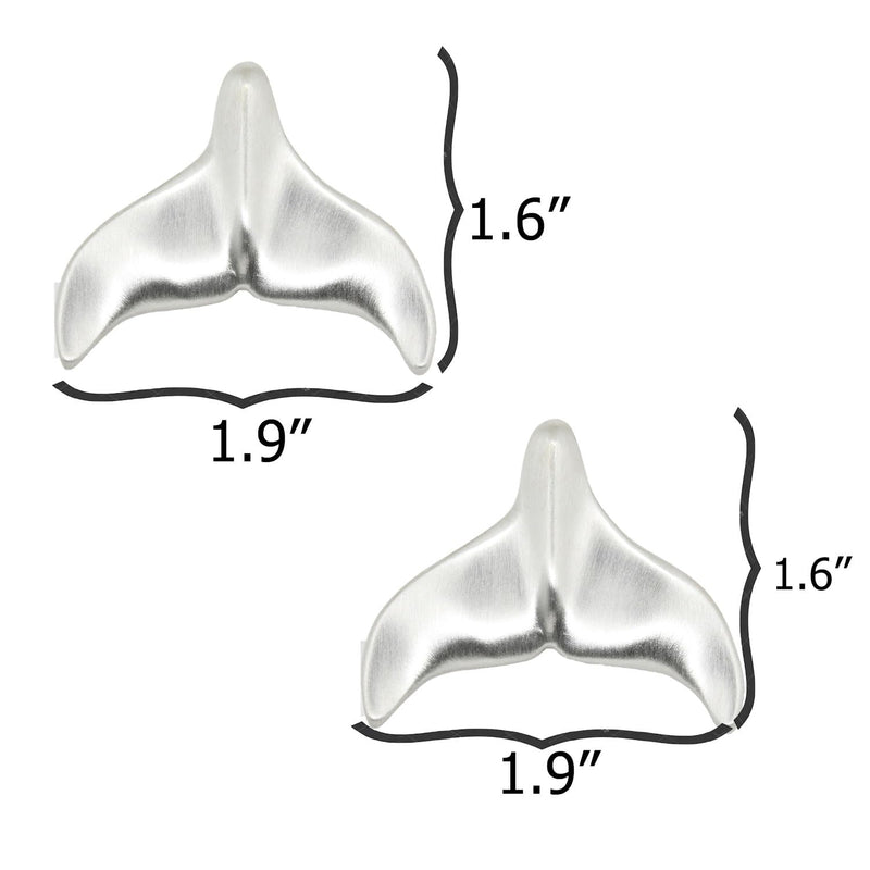 Costello Coastal Knobs- Whale Tail Cabinet Knobs 2-Pack | Artist Pewter Collection | Kitchen, Bedroom, Living Room, Bathroom Cabinets and Drawers Hardware