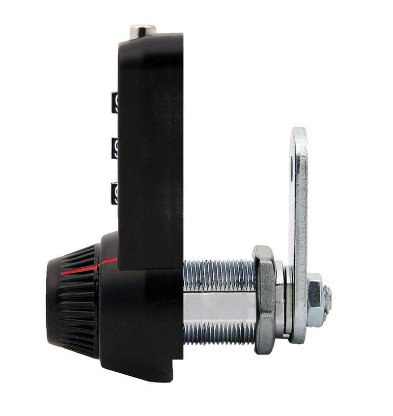 3 Dial Combination Cam Lock w/MK Override Key, 7/8"