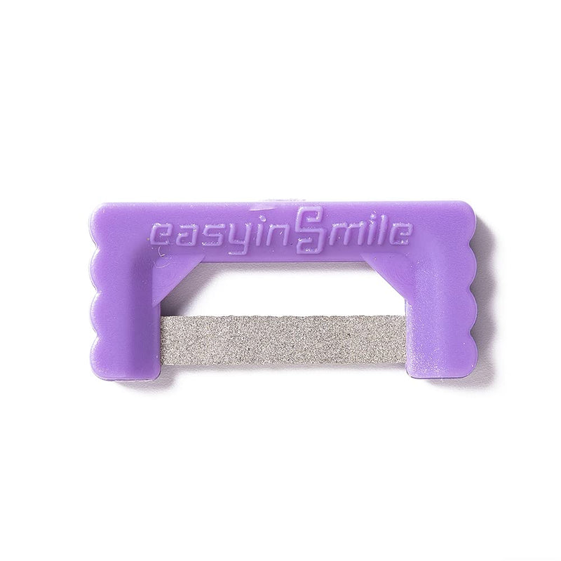 10pcs Easyinsmile IPR Dental Kit Orthodontic Interproximal Enamel Reduction Strips Tooth Polish Abrasive Saw Oral Care Cleaning Tool (Purple) Purple