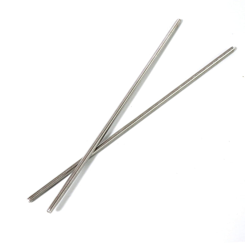 Stainless Steel Fully Threaded Rod, 1/4" -28 Thread Size, 12" Length, Right Hand Threads, 4 Pieces
