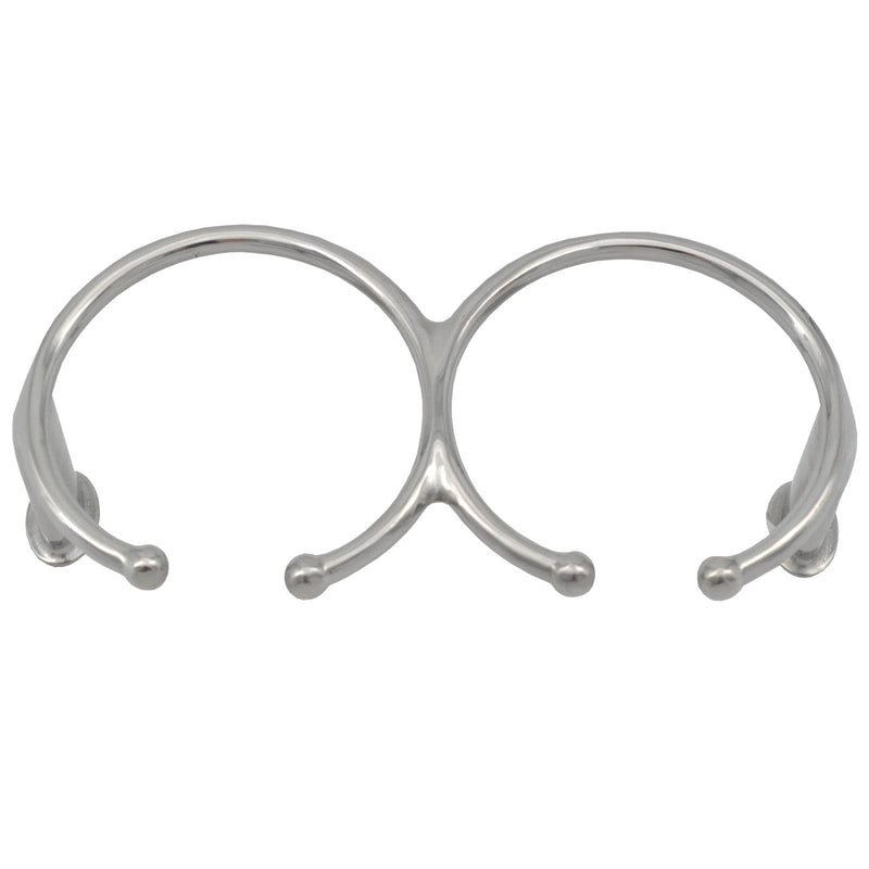 Stainless Steel Double Ring Drink Holder Open Design Cup Holder with Screws for Marine Yacht Truck RV