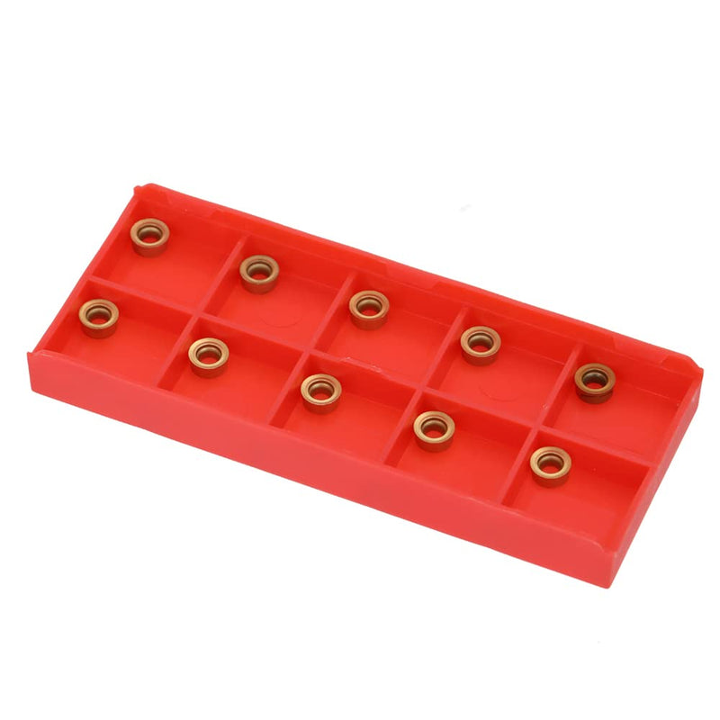 Lathe Tool Holder High Precision Indexable Turning Tool, Boring Bar with 10pcs Carbide Inserts for Metalworking Professionals 12mm Shank Size