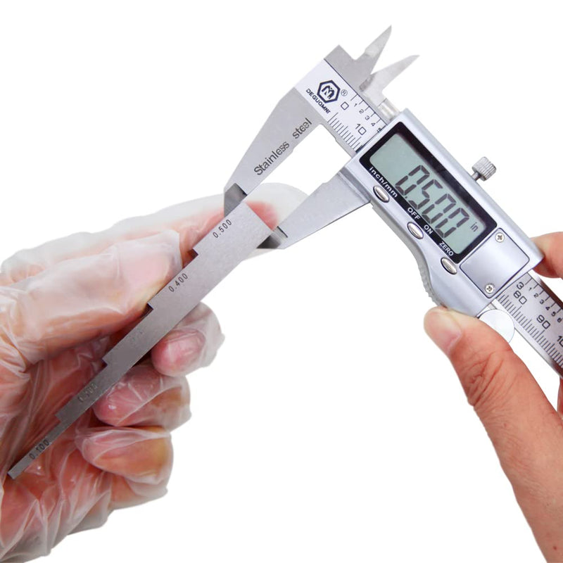 YUSHI 5 Step 0.1'' 0.2'' 0.3'' 0.4'' 0.5'' Test Calibration Block 1018 Steel for Ultrasonic Thickness Gauge in UT