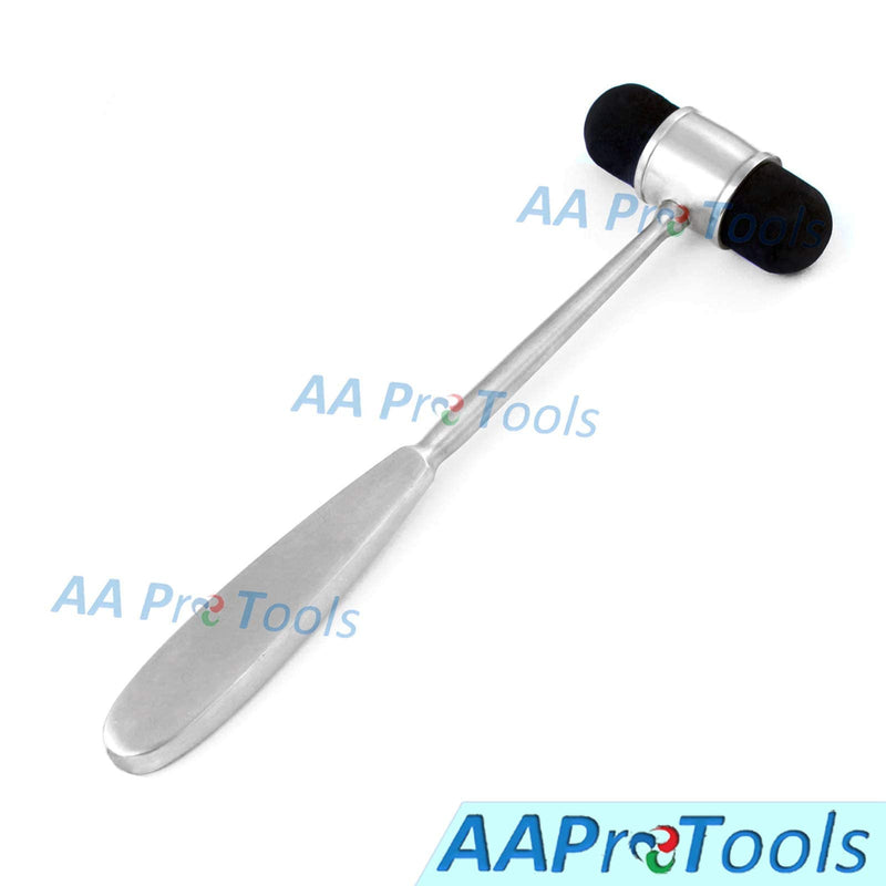 Professional-Grade Dejerine 20cm Neurological Reflex Hammer Black