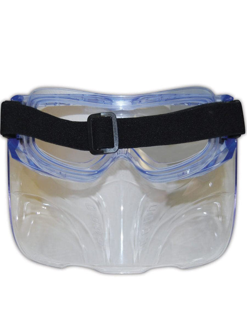 MAGID GFS360AFC Gemstone SAFETY Goggles with Detachable Face Mask, 12.7" Height, 18.3" Wide, 19.6" Length, Polycarbonate, Standard, Clear