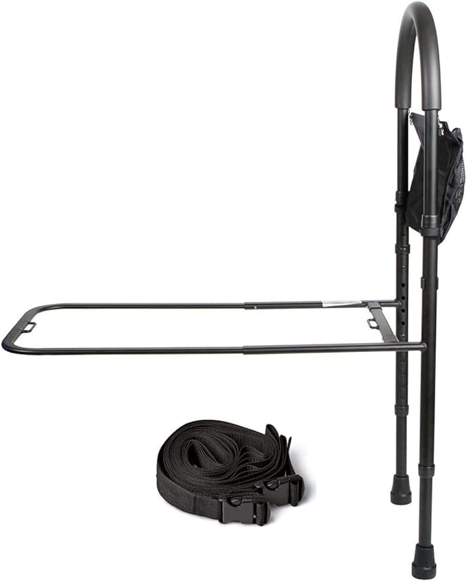 Handrail for Bed, Handrail for Bed, Bed Arm, Handle, Height Rail, Adjustable Length, Bedride, Assistance, Fall Prevention, Small Storage Organizer Bag Included - NewNest Australia