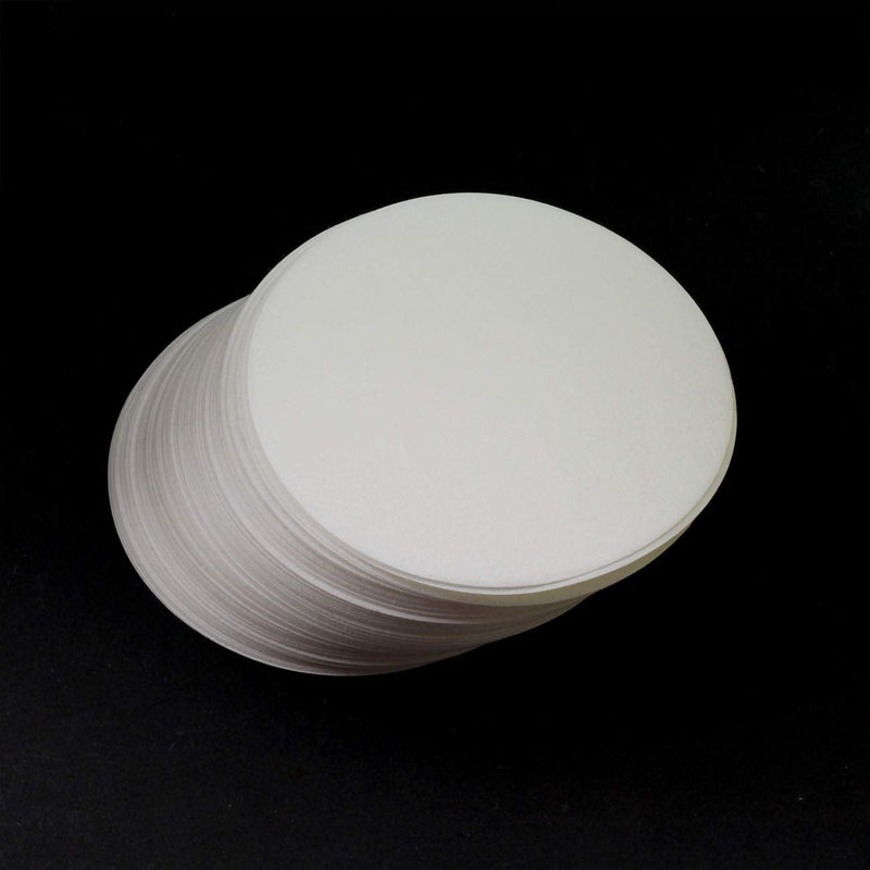 1-Pack 12.5cm Qualitative Filter Paper Fast Speed Round Laboratory Filter Paper Chemical Analysis Industrial Oil Testing Funnel Filter Paper