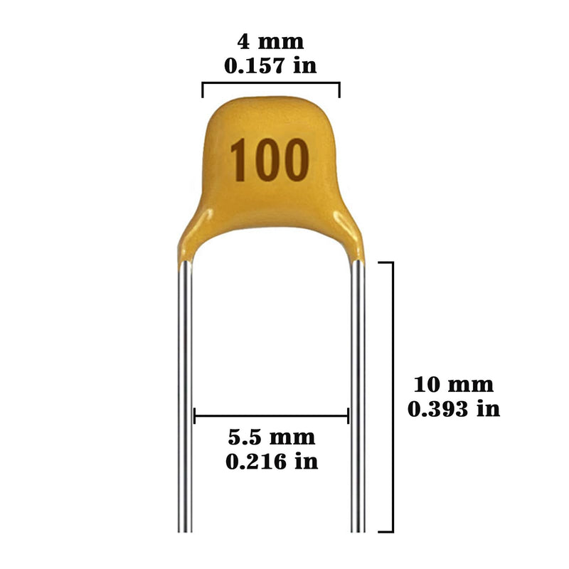 24 Values Monolithic Ceramic Capacitor Assortment Kit 10pF 20pF 30pF 47pF 56pF 68pF 100pF 220pF 330pF 680pF 1nF 4.7nF 10nF 47nF 100nF 0.15uF 0.22uF 0.33uF 0.47uF 0.68uF 1uF 2.2uF 4.7uF 10uF