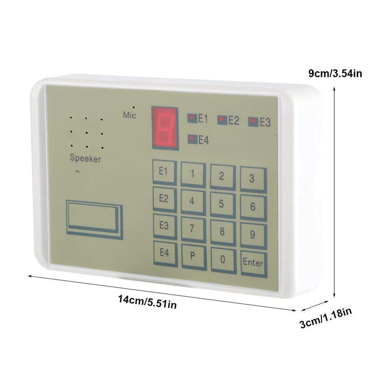 Telephone Voice Dialer, Wired Telephone Voice Auto-dialer Burglar Security House Alarm System for Home Office Security, Telephone Dialer Alarm Dialer Put All-Round Automatic