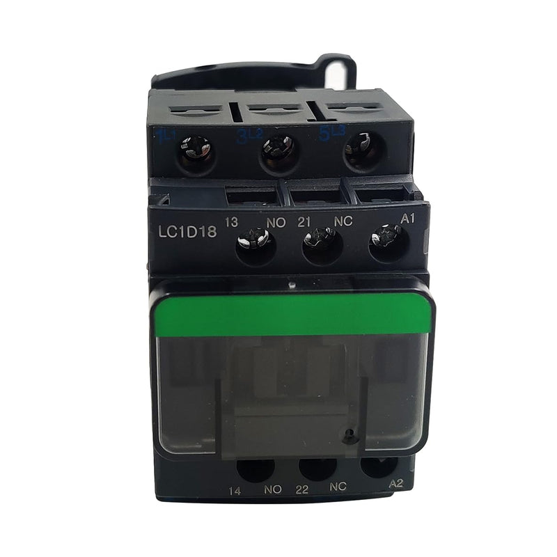 LC1D18G7 Non-Reversing Contactor 18A 3Pole 120VAC Coil 1NO 1NC 50/60Hz
