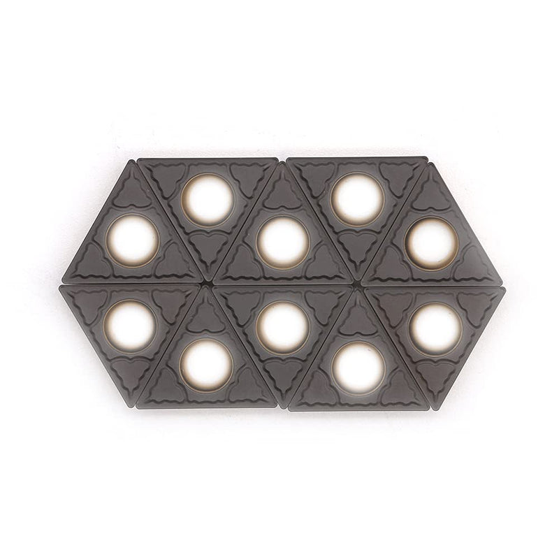 TCMT32.51 / TCMT16T304-PM of CNC Carbide Inserts for Semi-Finishing Metal Steel Cutting Turning Tools,10 PCS.
