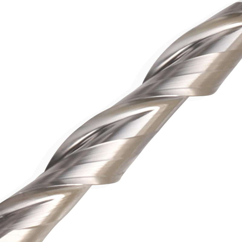 CNC Router Bits 1/8" Shank CNC Bit End Mill 1/16" Cutting Dia Flat Nose Carbide Endmill Two Flute Spiral Upcut Milling Cutter Tool Set for Wood PVC MDF Hardwood (10) 10
