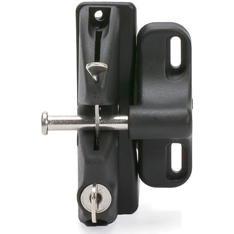National Hardware N346-201 V6201 LokkLatch in Black, 4-9/16" Updated Packaging