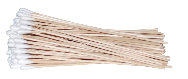 Dukal 9006 Cotton Tipped Applicator, Non-Sterile, 6" (10 Bags of 100) (Pack of 1000)